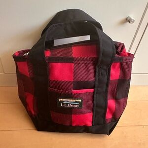 L.L. Bean Buffalo Check Lightweight Mini Tote